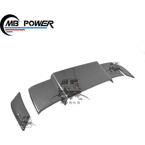 High quality!!! G class W464 Carbon Fiber Rear spoilers for W464 G63 G500 G350D carbon fiber material rear wings 2019-2020y