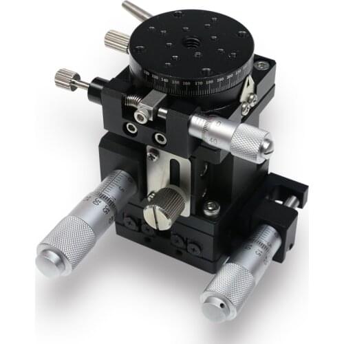 XZR Axis Sliding Table Optical Trimming Linear Stage Manual displacement station Cross Roller Guide XZR40R 40*40mm