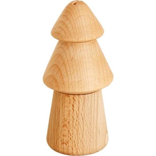 Pine Wood Toothpick Holder Tree Shape Toothpick Box Household Toothpick Case for Home Room Decoration