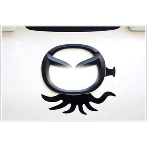 Aliauto Car-styling Funny Car Decoration Octopus Squid Cuttlefish Car Sticker And Decal Accessories For Mazda 2 3 CX3 CX4 CX5