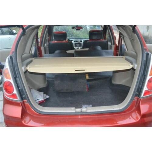 Rear Trunk Security Screen Privacy Shield Cargo Cover For Suzuki LIANA 2007-2016 (Black/Beige)