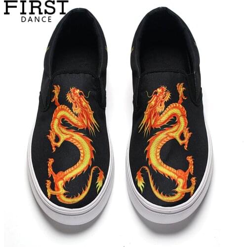 Chinese Style Luxury Brand Women Flats Shoes Customized 3D Printed Girls Loafers Shoes Air Mesh Breathable Female Leisure Shoes