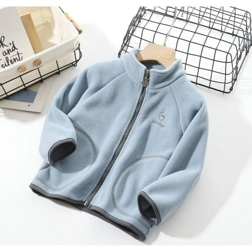 ZWF402 Warm Kids Boy Outerwear Spring Autumn FJacket For Boys Kids Coat Winter Fleece Jackets For Boy Childrens Clothing 3-12Y