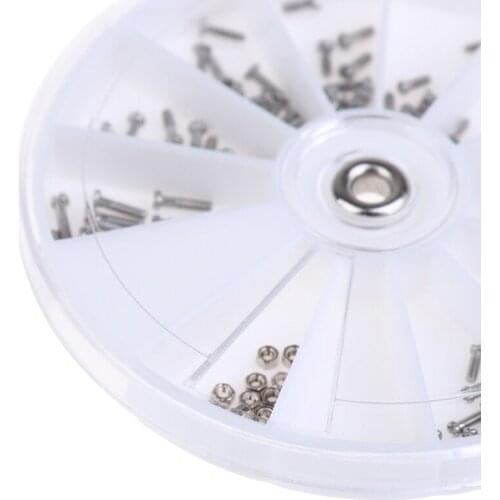 120 Pcs/Box Stainless Steel Assorted Glasses Screws Set With Small Screwdriver For Glasses, Watches, Electronic