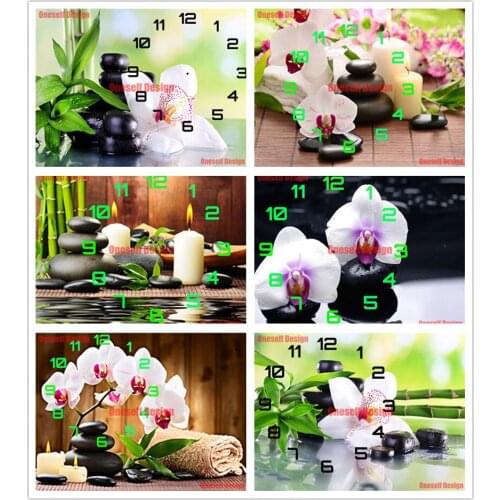 5d diamond painting with clock 3d diamond mosaic sale clock 5d diamond mosaic sale diamond embroidery diy frame Christmas gifts