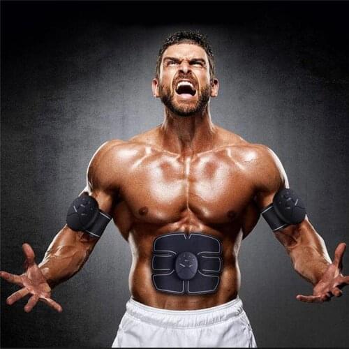 EMS Wireless Muscle Stimulator Trainer Electric Weight Loss Stickers Body Smart Fitness Abdominal Training Arm Leg Belt Unisex