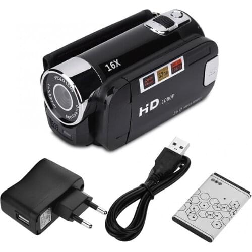 Digital camcorder 720P Full HD 16MP DV Camcorder Digital Video Camera 270 degree Rotation Screen 16X Night Shoot Zoom