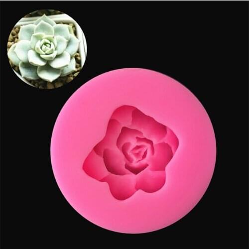 DIY Sugar craft Cake Vintage Petal Vintage Succulents Silicone Mold Fondant Mold Cake decorating Tools Gum paste Mold