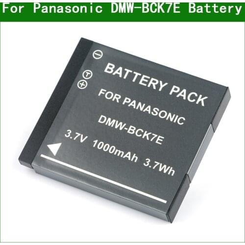 DMW-BCK7 NCA-YN101G Camera Battery for Panasonic DMC-FS35 FS37 FS40 FS45 FT20 FS14 FS16 SZ3 SZ5 SZ7 TS25 S3 SZ1 S2 TS30 FT25 S1
