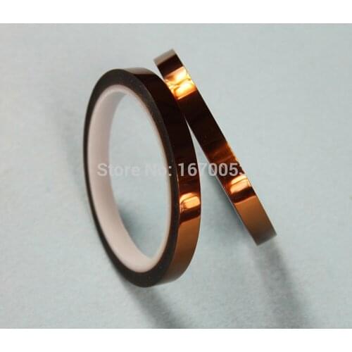 Good Quality Two Rolls for 3mm x 33m High Temperature Heat Resistant Polyimide Adhesive Tape