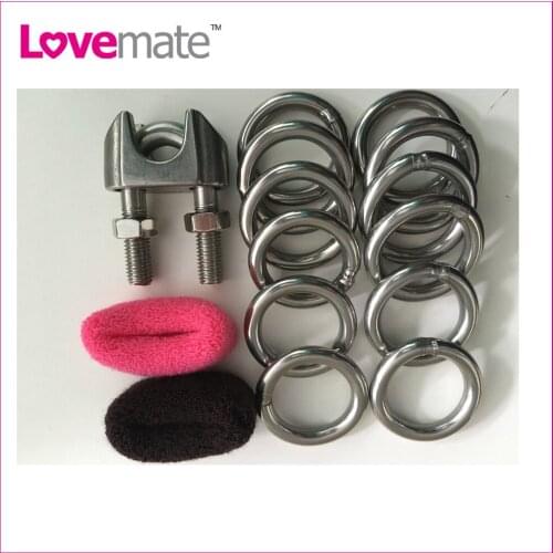 304 stainless steel cock ring metal pro extender physical penis enlargement round hoop
