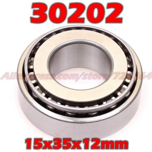 15x35x12 mm Tapered Roller Bearings 30202 7202E HR30202J 30202JR 30202A E30202J 30202VC12 30202U 30202E 15*35*12