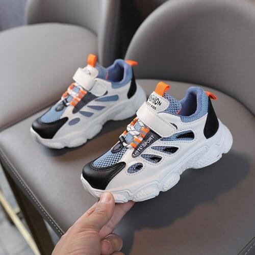 CAPSELLA KiDS Sneakers for Boys Girls Sports Shoes Toddler Mesh Lightweight Leisure Shoes Children Breathable Running Shoe 25-36