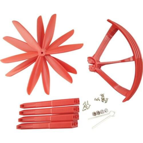 MJX Drone B3 Bugs 3 Brushless RC Drone Parts 1 Set Landing Gear 4 Pcs Propeller Covers Protective Frame 4 Pcs 3-Blade Propellers