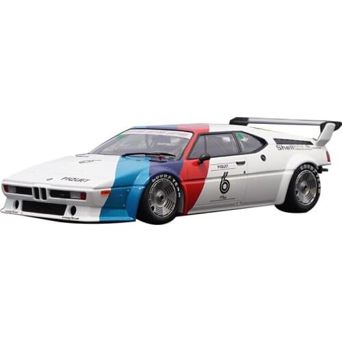 1/18 Metal alloy die-casting simulation car model Mini cut Bmw M1 rally car Adult collection Toys for children Family display