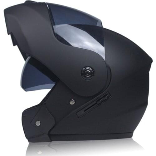 Motorcycle Flip Up Helmet Modular Moto Cycling Helmets Full Face Safety Double Lens Racing Helmets