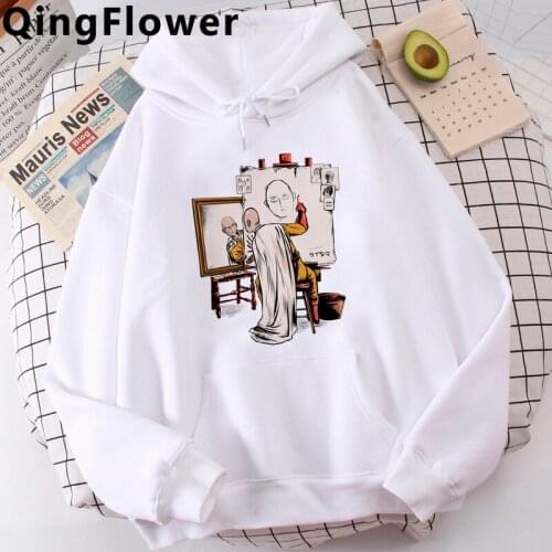 One Punch Man Saitama hoodies male Oversized Ulzzang streetwear printed men sweatshirts pullover graphic streetwear