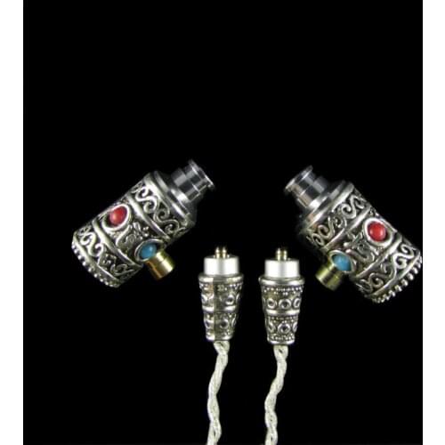 W8 DIY DD Dynamic Headset Folk-custom Replaceable Hifi In Ear Earphones Stereo Bass Sport Removable Replaceable Noble Headphone