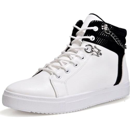 Autumn and winter high-top shoes mens shoes student canvas shoes mens casual shoes trend wild board shoes tide shoes boots