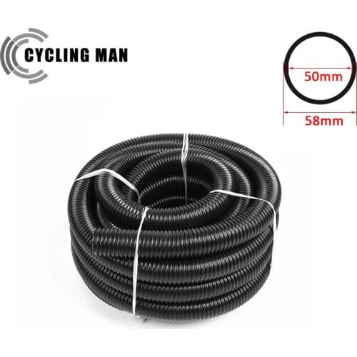 Vacuum Cleaner Thread Hose Inner 50mm Outer 58mm Thread Hose Factory Bellow Straws Soft Pipe Vacuum Cleaners Nozzle Accessories