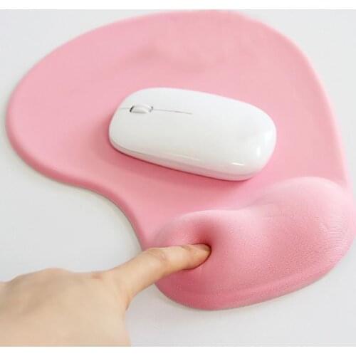 Silicone Soft Mouse Pad with Wrist Rest Support Mat for Gaming PC Laptop Office Mouse Pad Mouse Mat Game Waterproof Mousepad