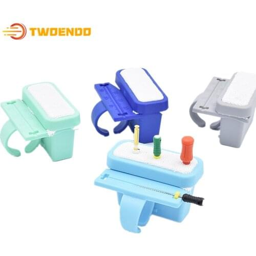 Dental Autoclavable Dental Materials Finger Endo Box Endodontic Ring Cleaner Ruler Guage