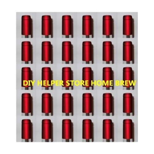 HOT SALE 100 pcs HOME BREW BOTTLE CAPS SHRINK CAPSULES MAROON METALLIC WINERY QUALITY PVC HEAT CAPS WINE BOTTLES HIGH QUALITY