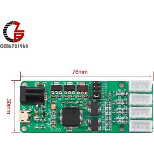 Diymore FT4232-4TTL USB TO 4 Channel TTL for Arduino USB to UART TTL Module UART Serial Port Module for Arduino