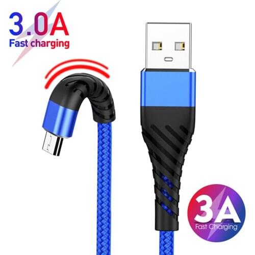 USB Cable for iphone X XR XS 11 Pro 6 6s 7 8 mobile phone cables Quick Charge Micro usb cable For Xiaomi Redmi Samsung VIVO HTC