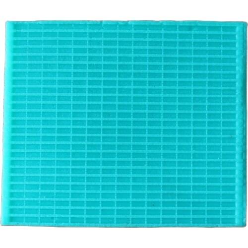 1Pcs Food-grade Silicone mold, Clocks, Table For Cakes mold, cookies, cakes, Square Lattice Lace ,fondant Decoration Tool E714