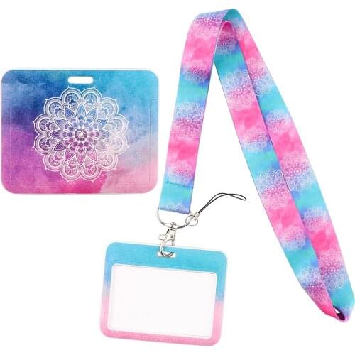 1pcs ZF3005 Yoga Neck Strap Lanyard For Keys ID Card Gym Mobile Phone Straps USB Badge Holder DIY Hang Rope Lariat Lanyard