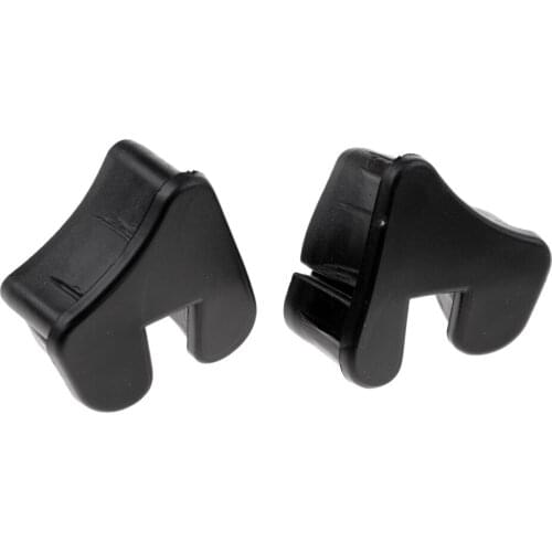 2 Pieces Replacement PVC Black End Cap Bottom Sub for Scuba Dive Kayak Fishing Boats Rubber Dinghy Accessories