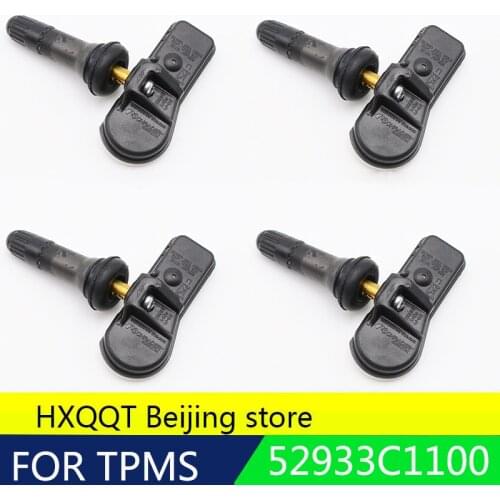 4 PCS for Hyundai Creta IX25 2016 2017 2018 Tucson i40 ix35 Tire Pressure Monitor 52933-C1100 52933 C1100 52933C1100 TPMS