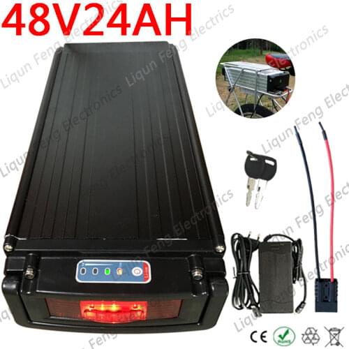 48V 1500W 1000W 750W Ebike Battery Pack 48V 25AH Lithium ion Battery 48V 10AH 13AH 15AH 18AH 20AH 24AH Electric Bicycle Battery