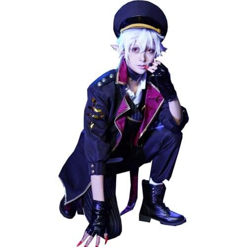 Anime Mito Vtuber Youtuber Cosplay Costume Kuzuha Uniform Dresses with hat Christmas Halloween 11