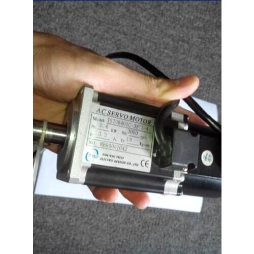 USED 100% TESTED TST06401C-3NT3-A TECO TST06401C-3NT3-A AC SERVO MOTOR TST06401C-3NT3-A