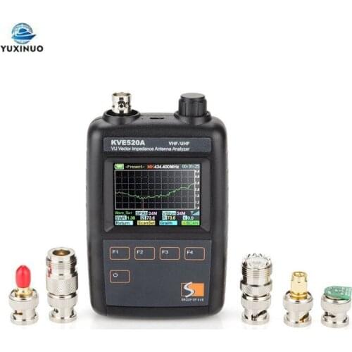 Baofeng KVE-520A Ham Antenna Analyzer KVE520A Vector Impedance Analyzer 133-177/195-280/395-520Mhz Ham Radio Antenna Tester
