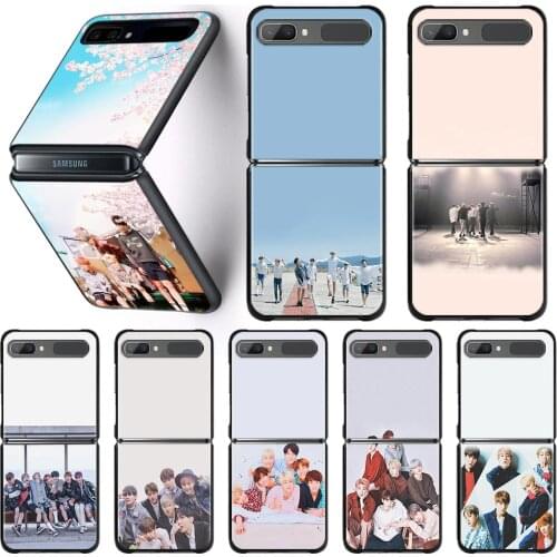 Guscio Phone Case For Samsung Galaxy Z Flip 3 5G Hrad Case Capa Shell Cover Fundas Fashion Kpop Korean Super Start