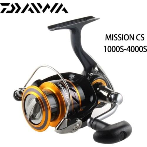 DAIWA MISSION CS S Spinning Reel 2000S 2500S 3000S 4000S 3+1BB Drag 2kg-6kg Fishing Reel Ultra Light Body Saltwater Carp wheel