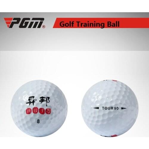 PGM 10PCS Double Layer Golf Ball Two Piece/Two Layers Balls Long-distance Golf Balls beginners Sport Practice Ball D1159