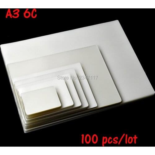 A3/430x305mm Laminating Film Photo Paper 6c Thickness (100 sheets/bag)