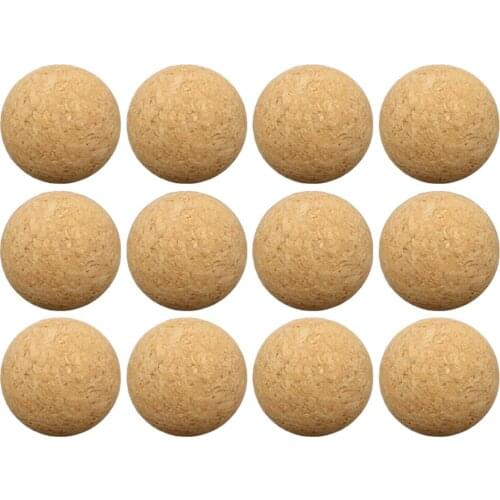 Hot Sale 1PCS/6PCS/12PCS 36MM Cork Solid Wooden Football Desktop Soccer Football Baby Foot Fussball Table Soccer