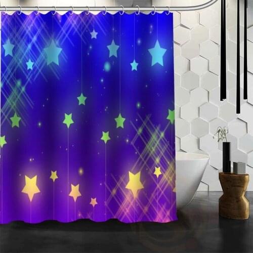 Best Nice Custom Magical Background Shower Curtain Bath Curtain Waterproof Fabric For Bathroom MORE SIZE WJY&113