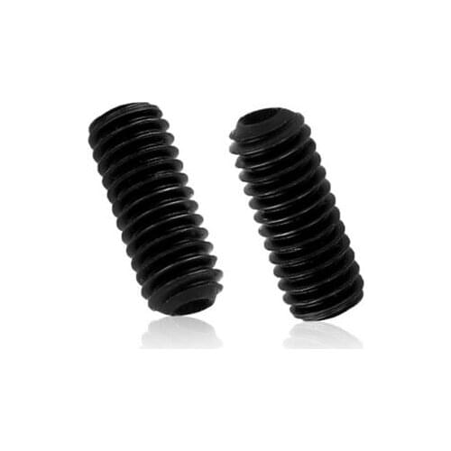 10pcs M7 M8 allen set screws inner hexagon socket male bolts 1mm pitch thread concave end 12.9 grade carbon steel 8mm-30mm long