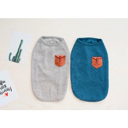 New Spring Summer Korea Style Pet Dog Vest Coat Clothes From S to XXL Dog Coat Cheap Dog Clothing