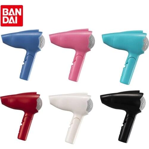 Bandai Genuine Gashapon Mini Hair Dryer Series Cute Cartoons Anime Collection Model Ornaments Gacha Gifts Kawaii Toys for Kids