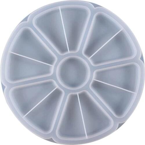 Petal Fruit Nut Storage Tray Epoxy Resin Mold Dishes Plate Silicone Mould DIY Crafts Home Decorations Casting Tool DIY