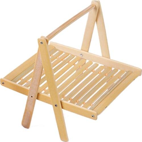 Fruit Storage Preparing Goose Intestines Frame Bamboo Tray Hotel Display Holder Hanging Shelf Living Room Stable BBQ Accessories