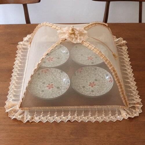 Anti-Spill Meal Cover Cover Fly New Anti-Mosquitoes & Flies Dish Plate. Table Cover Space-Saving Meal Cover Simple Folding