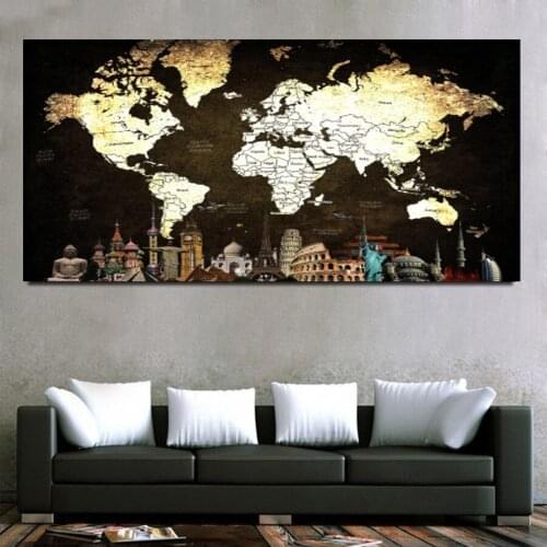 Full Round Diamond Embroidery Large size world map 5D Diy Diamond Painting Square Mosaic Rhinestone Home Decor G799